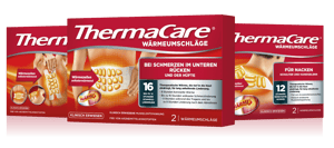 ThermaCare Wärmeumschläge Produktgrößen