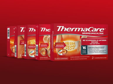 Produktbilder der ThermaCare Wärmeauflagen
