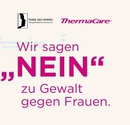 TERRE DES FEMMES & ThermaCare "Wir sagen Nein zu Gewalt gegen Frauen