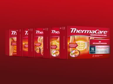 Produktbilder der ThermaCare Wärmeauflagen
