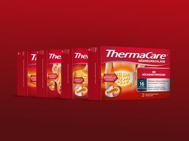 Produktbilder der ThermaCare Wärmeauflagen