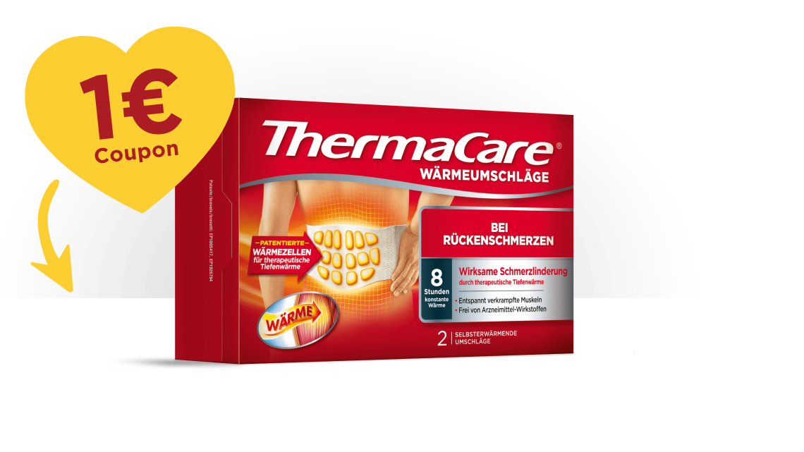 1€ Coupon für Ihre ThermaCare Produkte